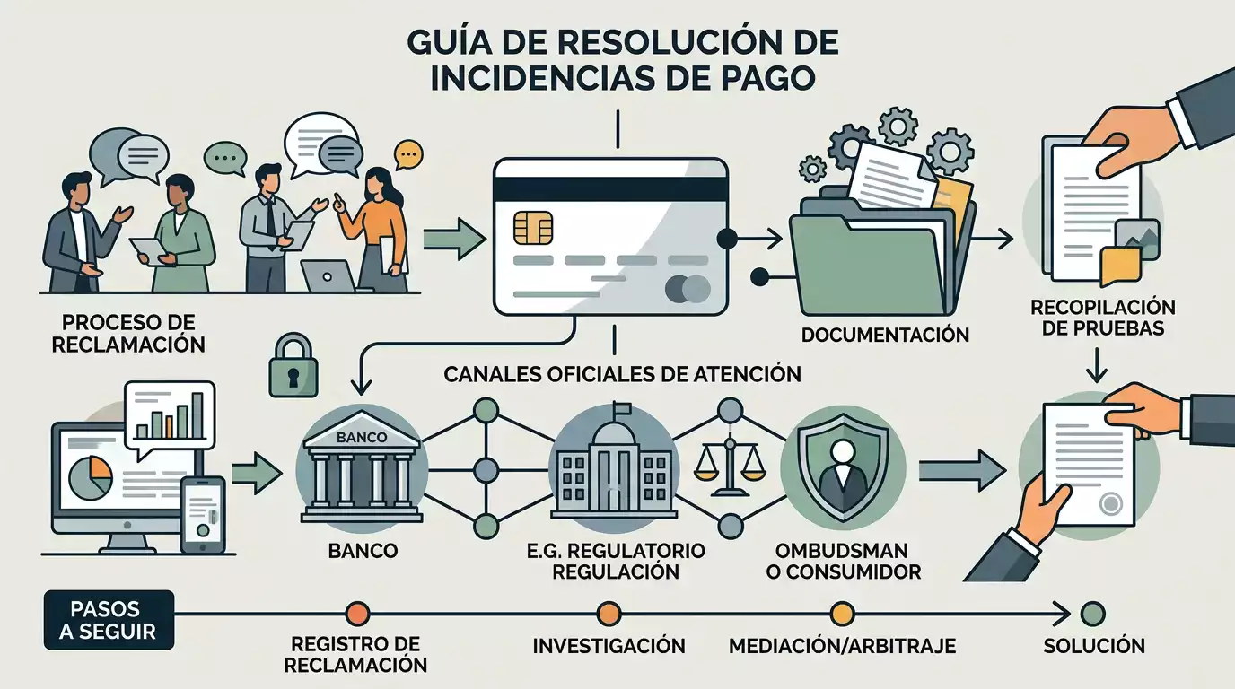 Ruta visual para separar retiradas, cargos bancarios, reclamaciones y fraude digital